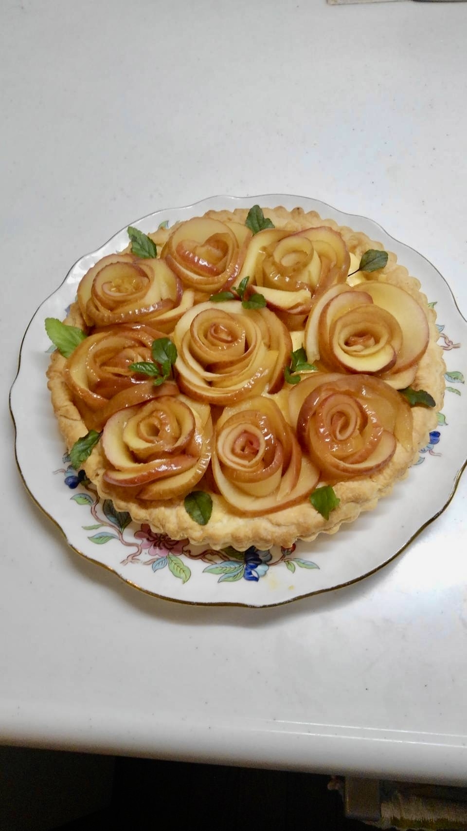 薔薇のケーキ